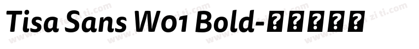 Tisa Sans W01 Bold字体转换